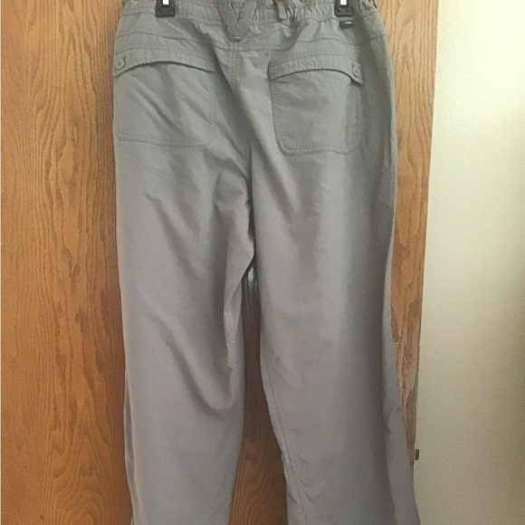 NORTH FACE pants, Outdoors/hiking/athletic, khaki light green, SIZE 16 - Picture 2 of 11